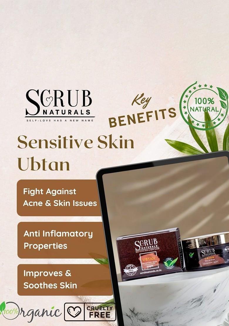 Scrub Naturals Sensitive Skin Ubtan Powder 100 G