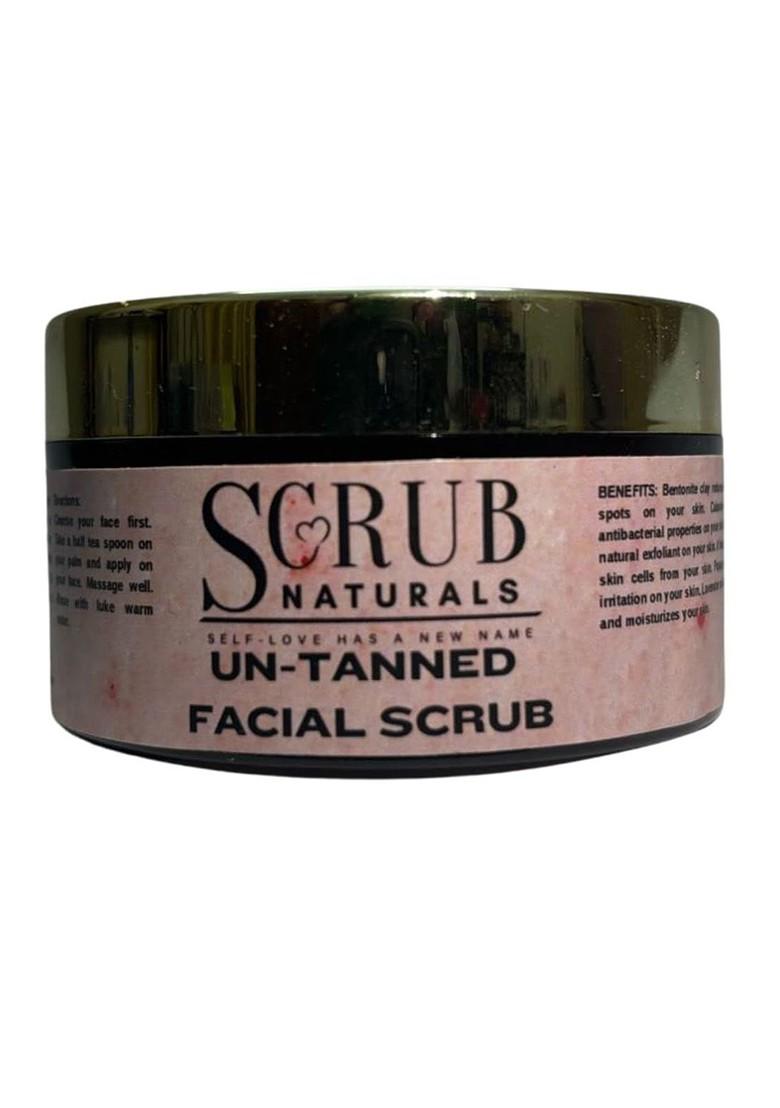 Scrub Naturals Untanned Facial With Walnut Shell Vitamin E 50 G