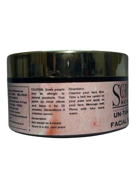 Scrub Naturals Untanned Facial With Walnut Shell Vitamin E 50 G