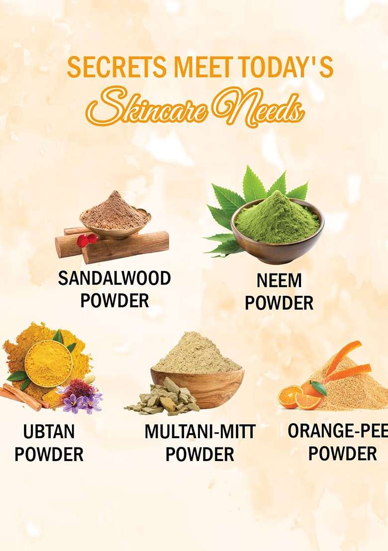 7Daysnatural Natural Orange Peel Powder For Hair Face 200 G - Indya