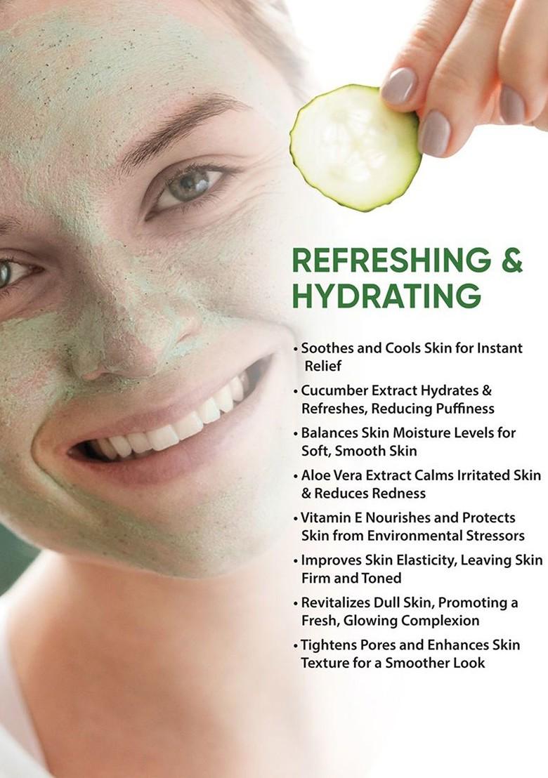 Twasa Set Of 6 Cucumber Peel Off Mask For Hydration Soothing 15 G Each