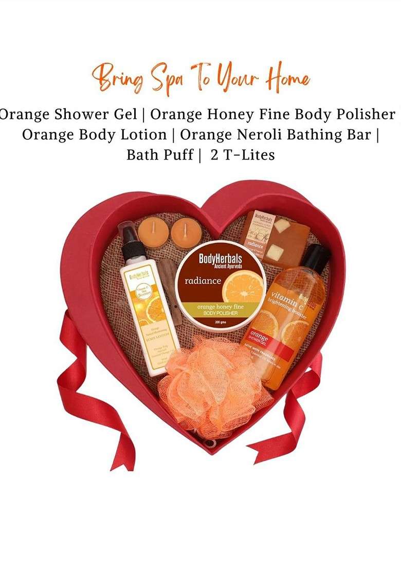 Bodyherbals Orange Signature Skincare Gift Set For All Occasions - Indya
