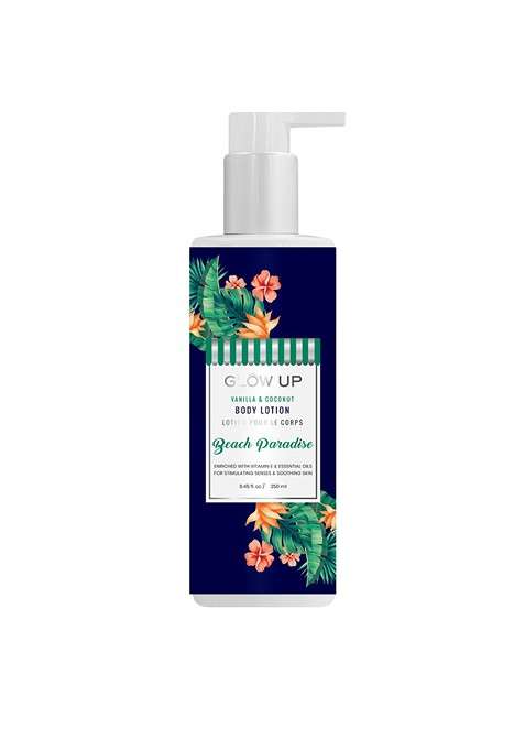 Glow Up Beach Paradise Body Lotion With Vanilla Coconut 250Ml