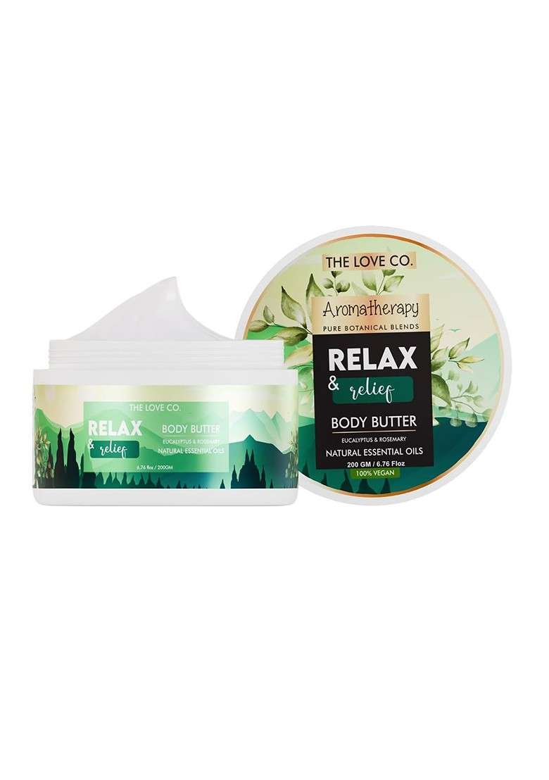 The Love Co Aromatherapy Relax Relief Body Butter 200 G - Indya