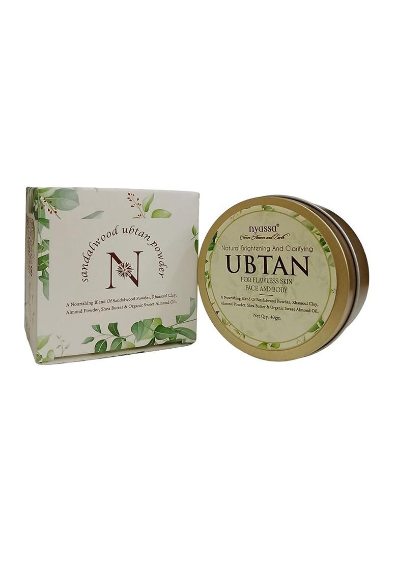 Nyassa Natural Brightening Clarifying Ubtan For Flawless Skin Face Body 40 G