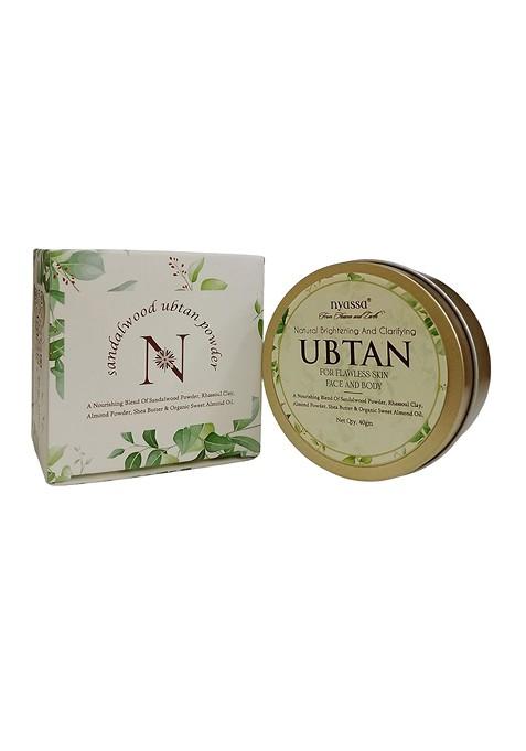 Nyassa Natural Brightening Clarifying Ubtan For Flawless Skin Face Body 40 G