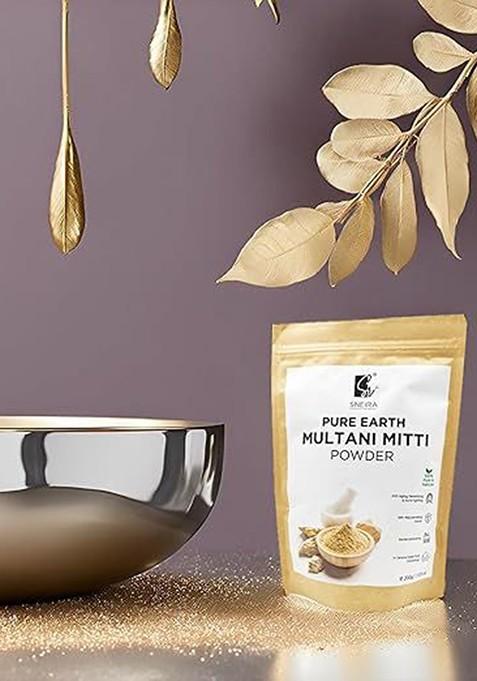 Sneira Set Of 3 Pure Earth Multani Mitti Powder Face Pack 200 G Each