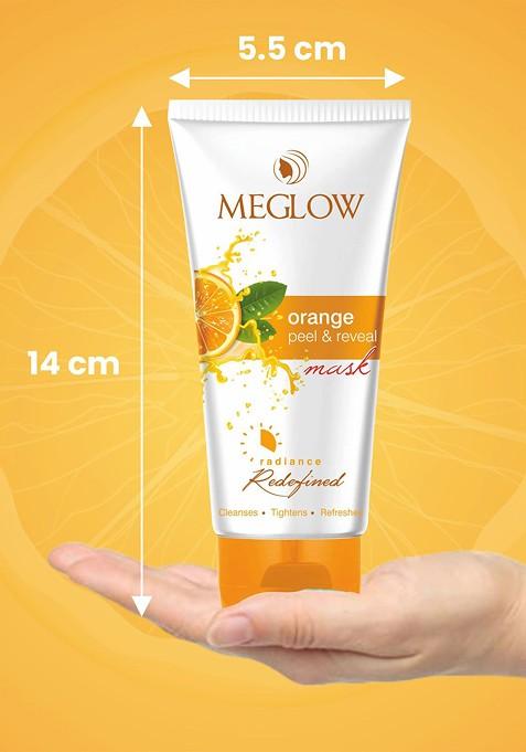Meglow Set Of 5 Radiance Redefined Orange Tan Removal Peel Off Mask 70 G Each