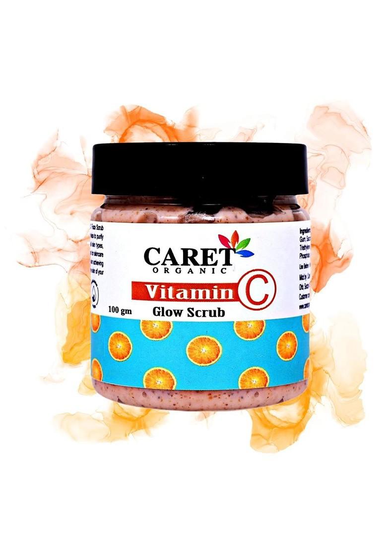 Caret Organic Vitamin C Glow Scrub For Softening Skin 100 G