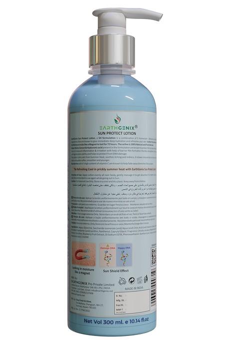 Earthgenix Sun Protect Lotion With Watermelon Blue Berries Extracts 300 Ml