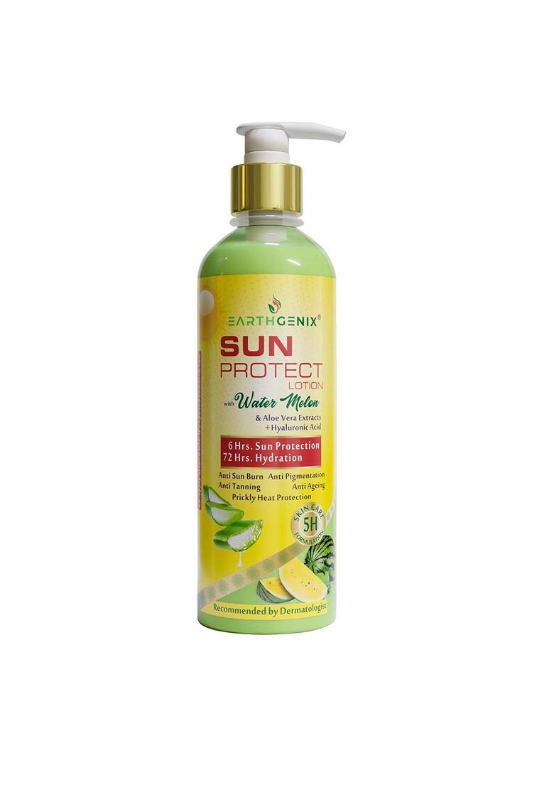 Earthgenix Sun Protect Lotion With Water Melon Hyaluronic Acid 300 Ml