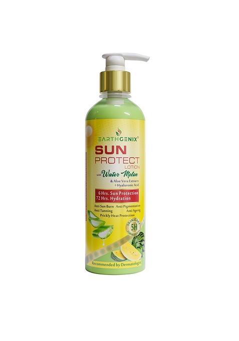 Earthgenix Sun Protect Lotion With Water Melon Hyaluronic Acid 300 Ml