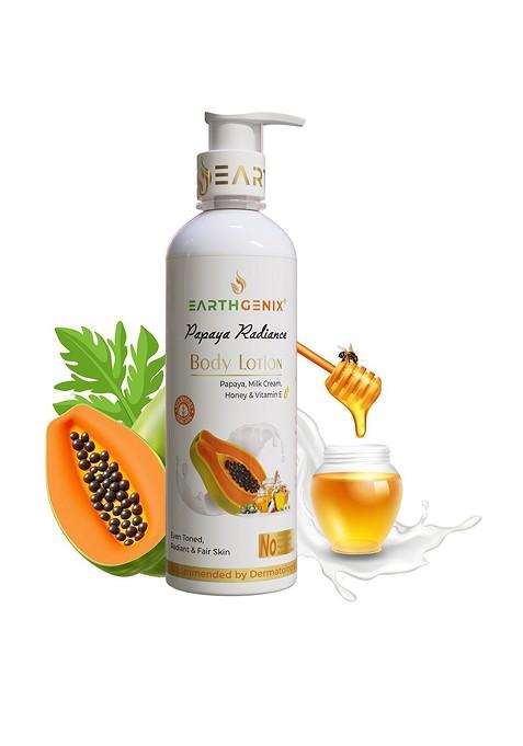 Earthgenix Papaya Radiance Body Lotion With Vitamin E 500 Ml