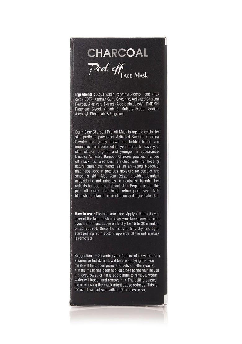 Dermease Charcoal Peel Off Face Mask With Aloevera Extract 100 Ml