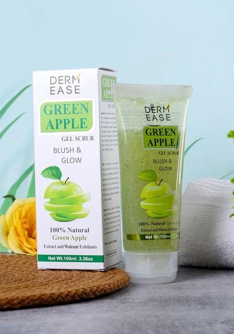 Dermease Blush Glow Green Apple Scrub Gel 100 Ml