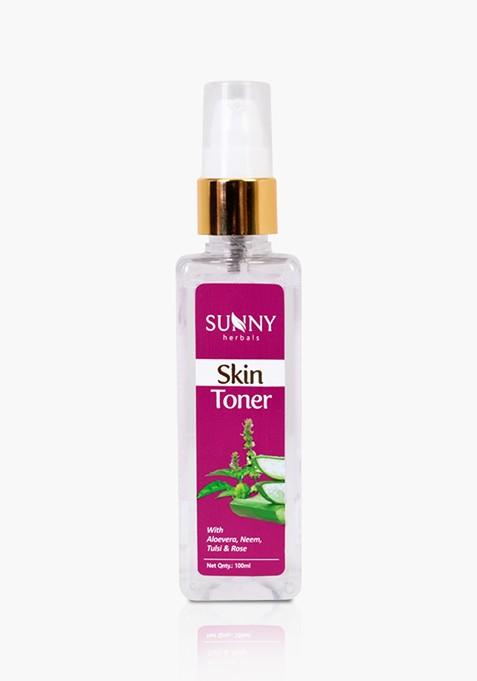 Sunny Herbals Skin Toner Enriched With Aloe Vera Neem Tulsi Rose 100Ml