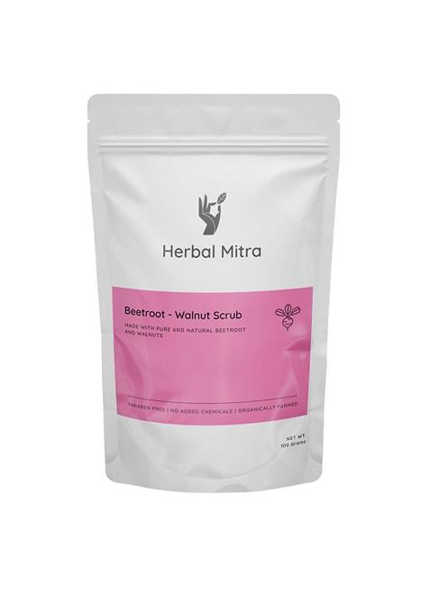Herbal Mitra Beetroot Walnut Scrub 100 G