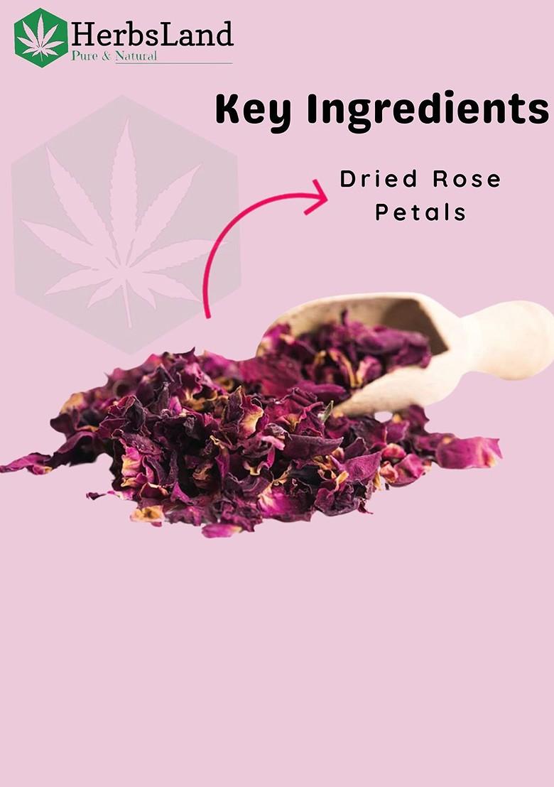 Herbsland Set Of 2 Beetroot Rose Petal Powder Face Pack 100 G Each