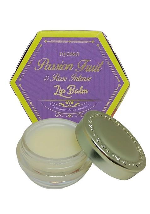 Nyassa Passion Fruit Rose Intense Lip Balm With Organic Oil Vitamin E 10 G