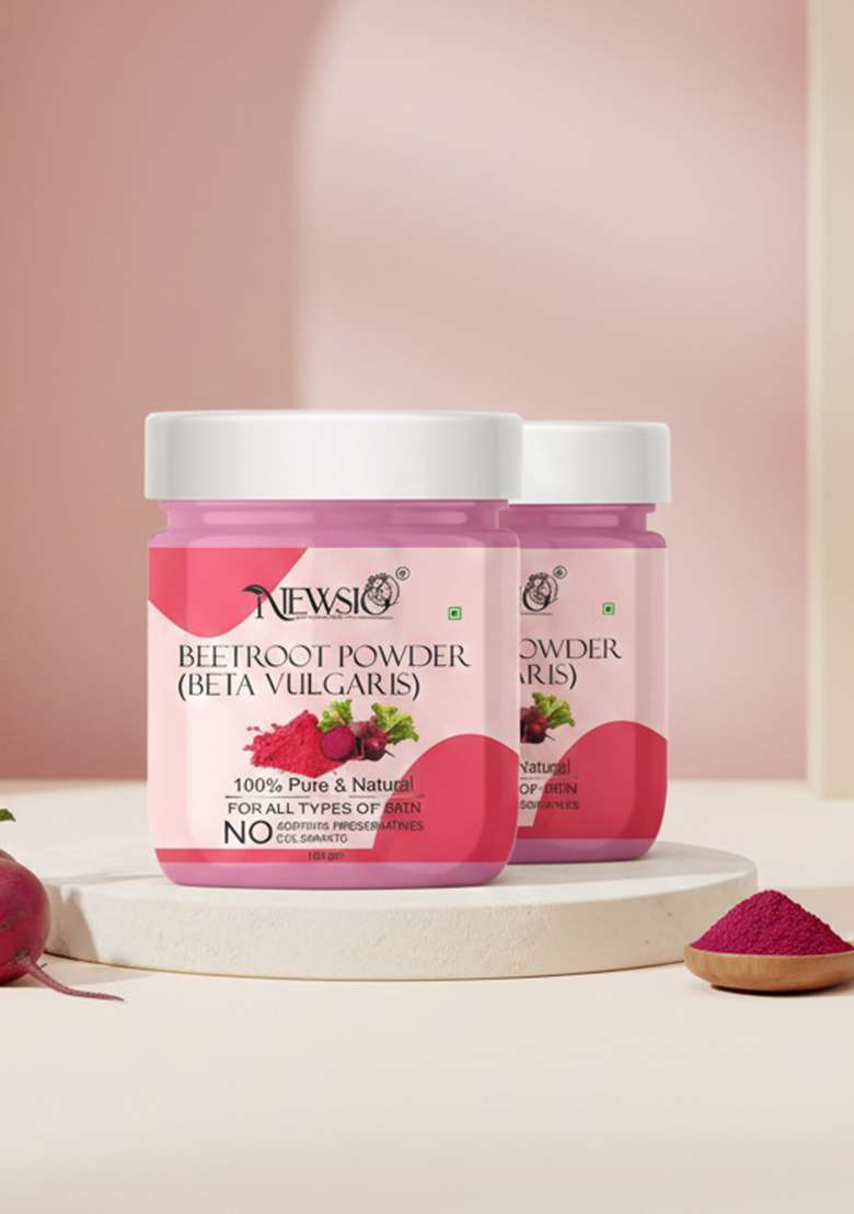 Newsio Set Of 2 100 Pure Natural Beet Root Powder For Skin Hair G Each - Indya