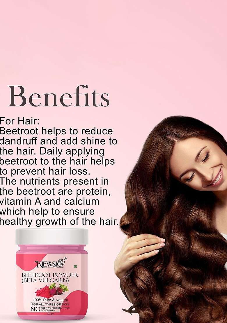 Newsio Set Of 2 100 Pure Natural Beet Root Powder For Skin Hair G Each - Indya