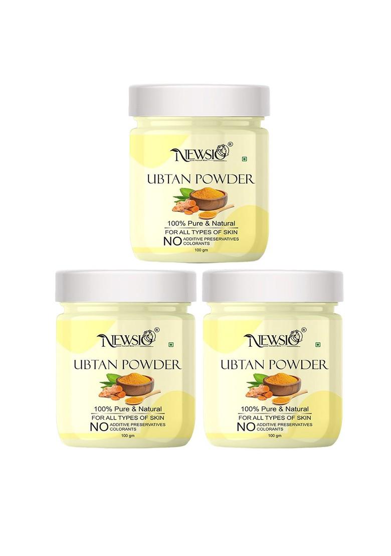 Newsio Set Of 3 Pure Natural Ubtan Powder For Skin 100G Each