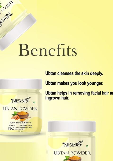 Newsio Set Of 3 Pure Natural Ubtan Powder For Skin 100G Each