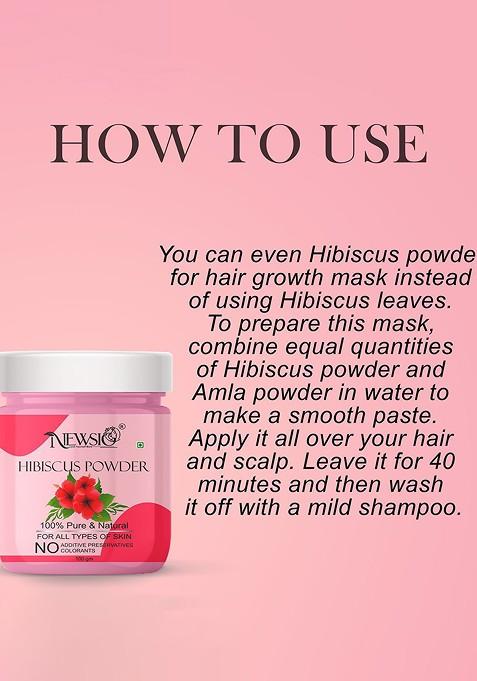 Newsio Set Of 2 100 Pure Natural Hibiscus Powder For Skin Hair G Each