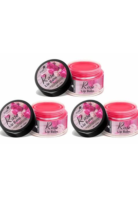 Park Daniel Set Of 3 Rose Extract Lip Balm 15G Each