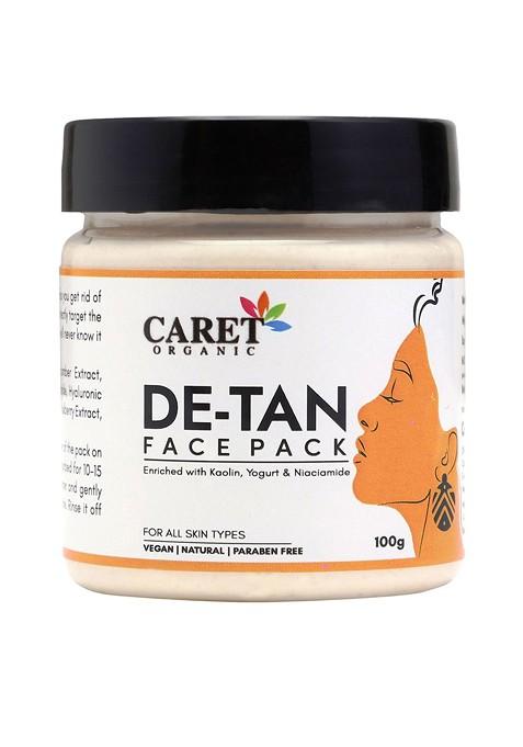 Caret Organic Reduce Tanning De Tan Face Pack 100 G