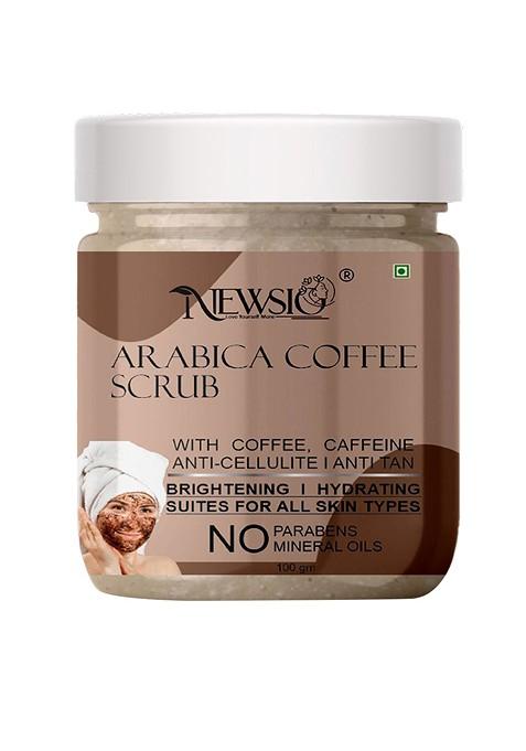 Newsio Arabica Coffee Scrub With Caffeine 100 G