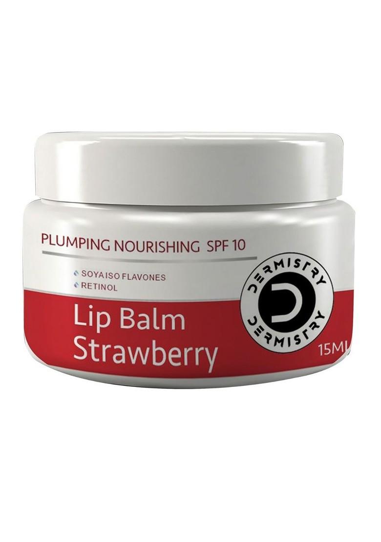 Dermistry Plumping Nourishing Spf10 Glossy Tint Strawberry Lip Balm 15 Ml