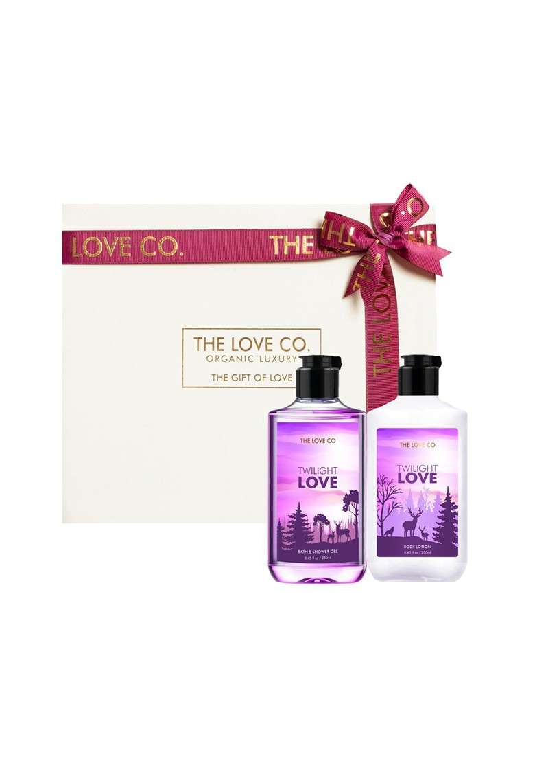 The Love Co Set Of 2 Night Kiss Bath And Body Gift Wash Lotion 250Ml Each - Indya