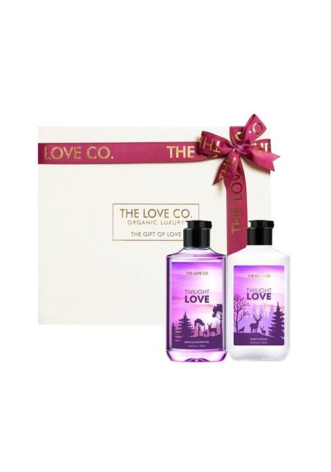 The Love Co Set Of 2 Night Kiss Bath And Body Gift Wash Lotion 250Ml Each
