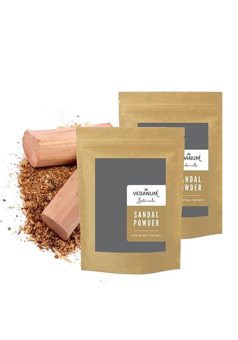 Vedanum Pack Of 2 Natural Sandalwood Powder 50Gm Each