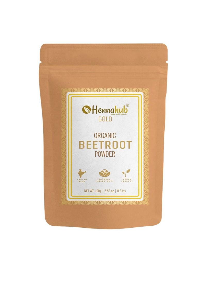 Hennahub Beetroot Powder For Natural Brightening Anti Tan Solution 100G