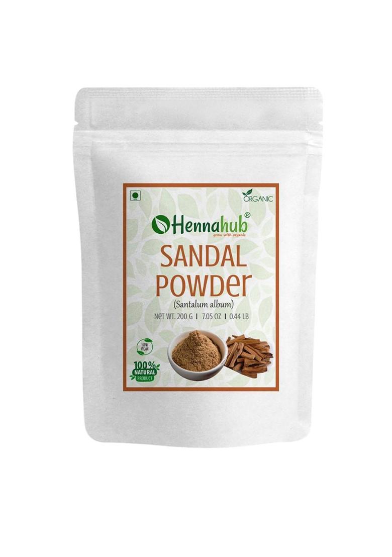 Hennahub Sandalwood Powder For Natural Skin Soother Radiance Booster 200G