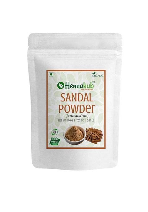 Hennahub Sandalwood Powder For Natural Skin Soother Radiance Booster 200G
