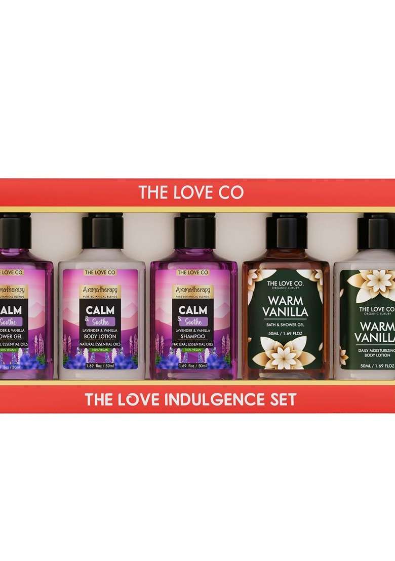 The Love Co Set Of 5 Indulgence Bath Body Gift 50Ml Each - Indya