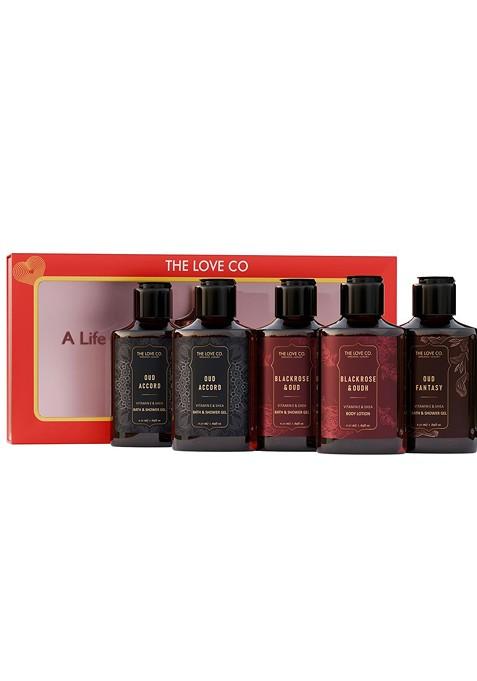 The Love Co Set Of 5 Bath Body Gift 250Ml