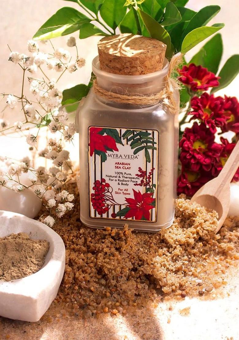 Myra Veda Pure Natural Arabian Sea Clay Face Mask 100 G