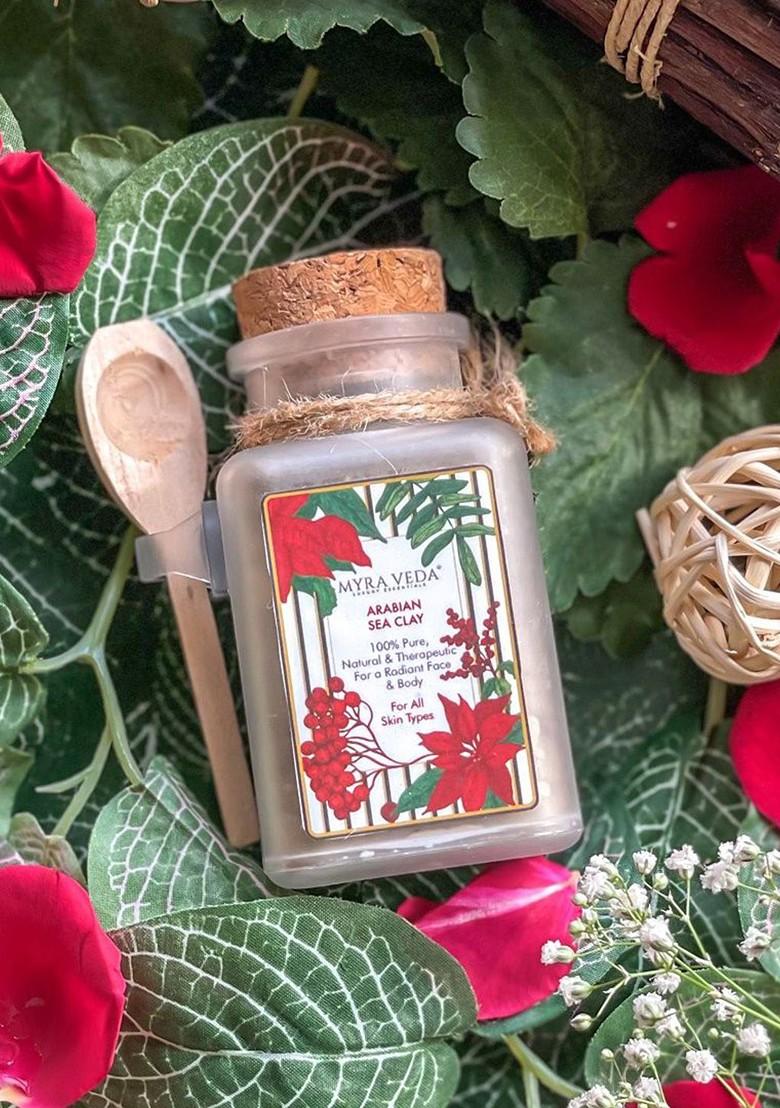 Myra Veda Pure Natural Arabian Sea Clay Face Mask 100 G