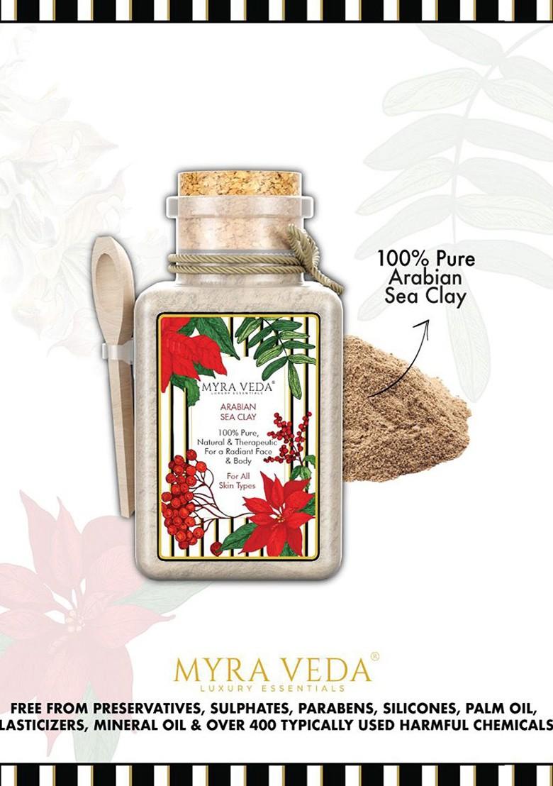 Myra Veda Pure Natural Arabian Sea Clay Face Mask 100 G