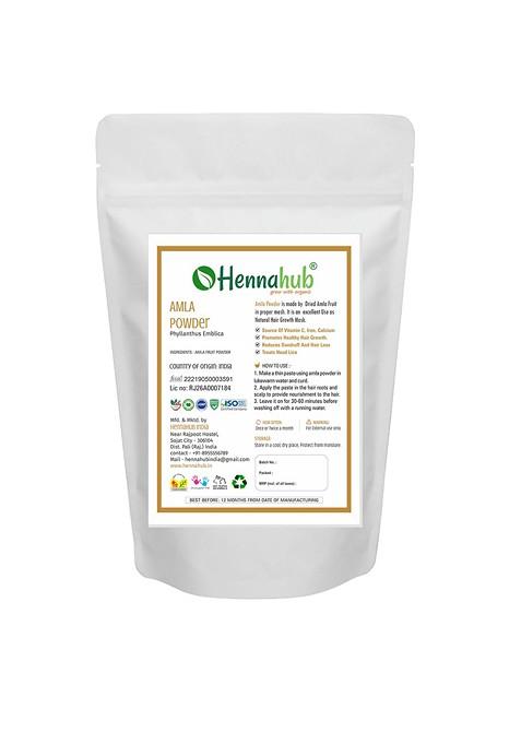 Hennahub Premium Organic Amla Powder For Hair Growth Strength Skin Care 200G