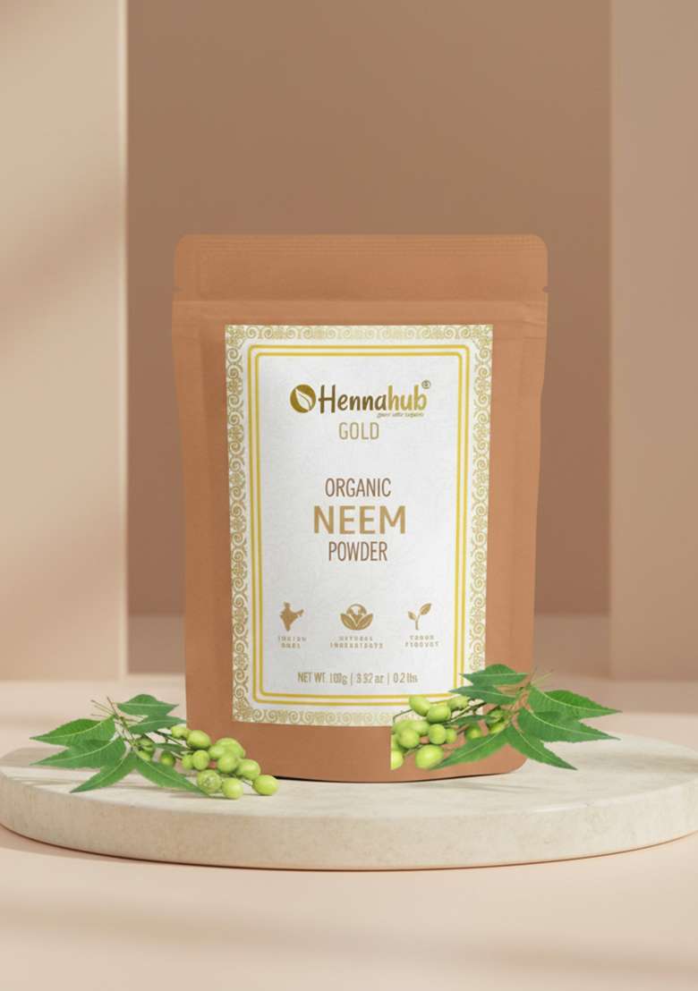 Hennahub Neem Powder For Detoxifying Skin Promoting Hair Growth 100G - Indya