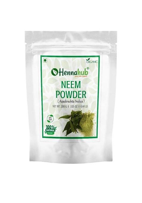 Hennahub Neem Powder For Purifying Skin Promoting Healthy Hair 200G