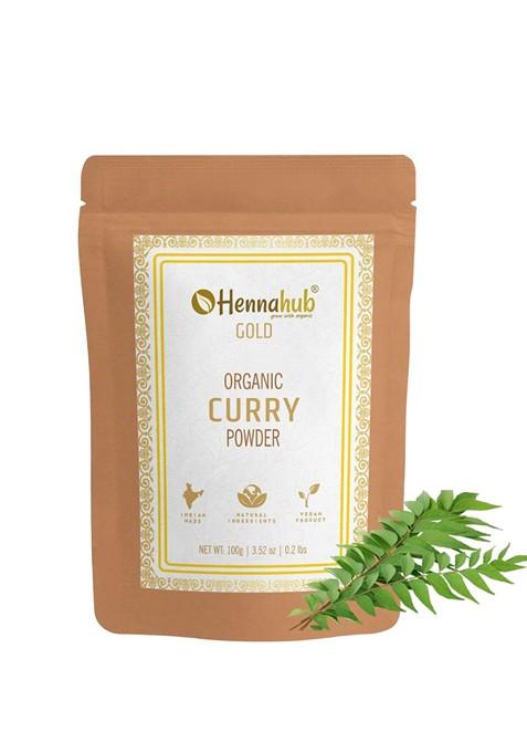 Hennahub Curry Leaves Powder For Enhancing Hair Growth Skin 100G