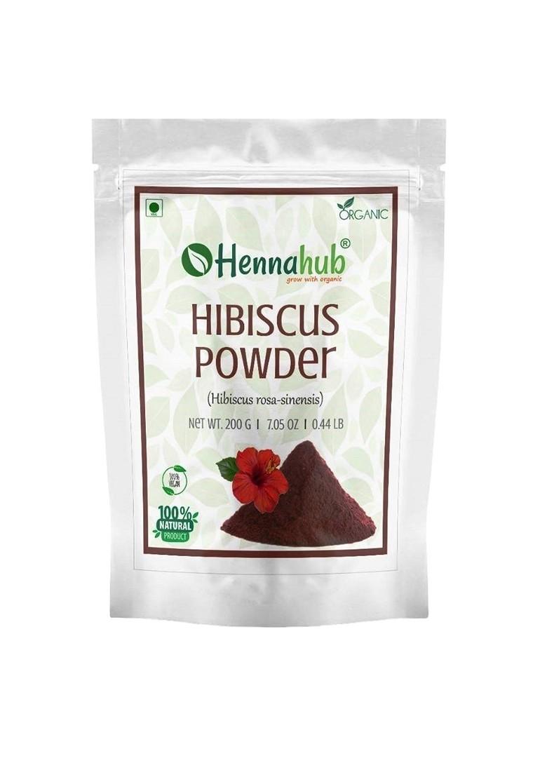 Hennahub Organic Hibiscus Powder For Hair Conditioning Skin Care 200G