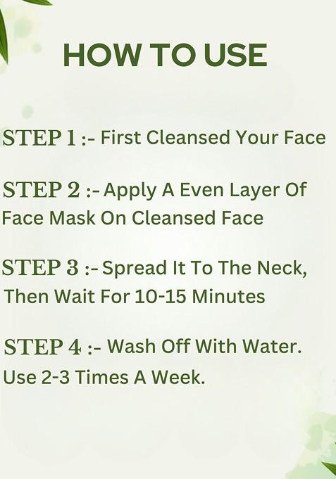 Volamena Tea Tree Clay Face Mask To Clear Acne Blemishes 200Ml