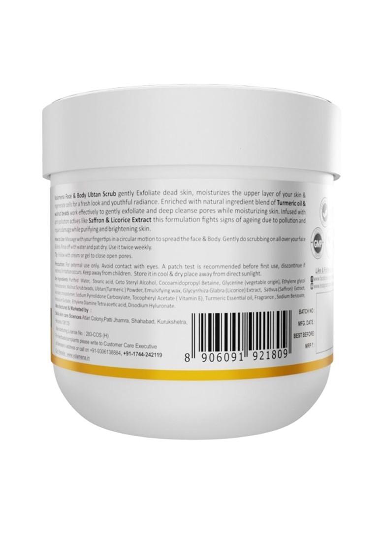 Volamena Ubtan Face Body Scrub For Tan Removal Glow 200 Ml